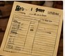 A community service form.