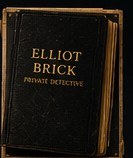 Elliot Brick's black detective notebook