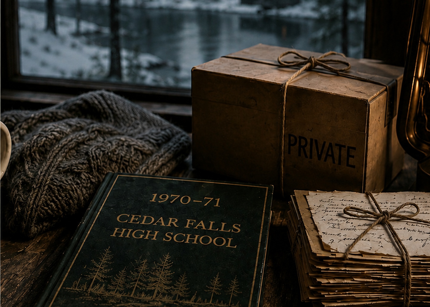 A quiet room filled with the objects left behind in Remains.